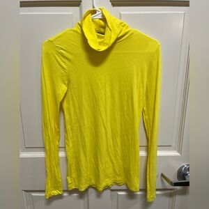 J Crew bright yellow turtleneck - XS
